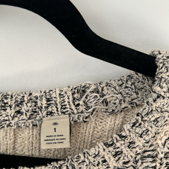 Black and white striped cozy Scotch & Soda sweater - Picture 3 of 7